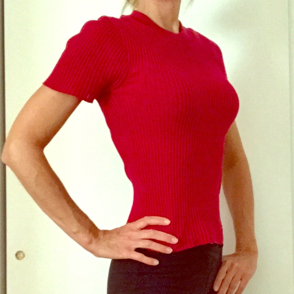 ❤️LIKE NEW COOL WEAR Cranberry Sweater-top